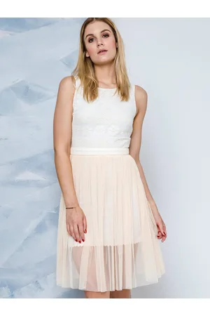 Lemonada Dress from combined materials Lemonade beige