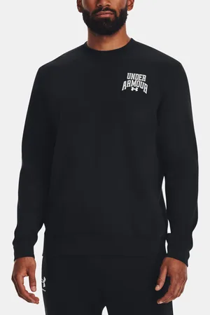 Under Armour Mikina UA Rival Terry Graphic Crew-BLK - Pánské