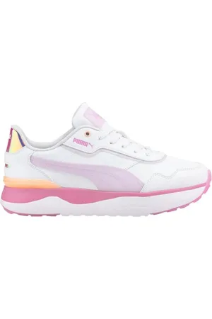 PUMA Růžovo-bílé dámské tenisky R78 Voyage Candy - Dámské