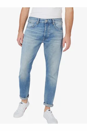 Pepe Jeans Světle modré pánské straight fit džíny Callen - Pánské