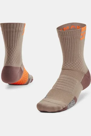 Under Armour Ponožky UA AD Playmaker 1pk Mid-BRN - unisex