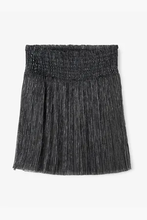 NAME IT Černá holčičí krátká plisovaná sukně Viviun - unisex