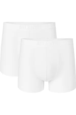 ATLANTIC Pánské boxerky i586_BMH-016-BIAŁY