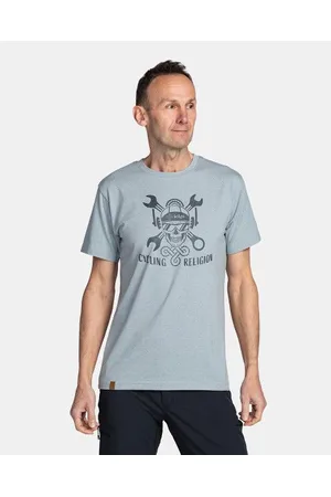 Kilpi Pánské bavlněné triko SKULLY-M Světle