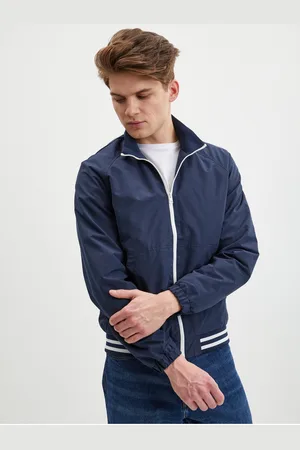JACK & JONES Tmavě pánská lehká bunda Luke - Pánské