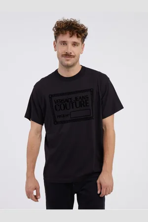 VERSACE Černé pánské tričko - Pánské
