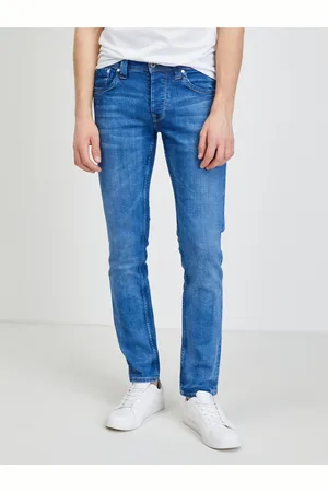 Pepe Jeans Modré pánské slim fit džíny Cash - Pánské