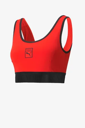 PUMA Červená sportovní podprsenka x VOGUE - Dámské