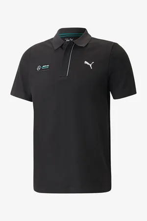 PUMA Černé pánské polo tričko MAPF1 - Pánské