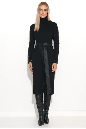 Makadamia Dámské šaty _Dress_M689_Black