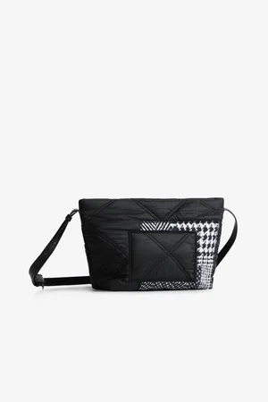 Desigual Černá dámská vzorovaná crossbody kabelka After Dark Calp - Dámské