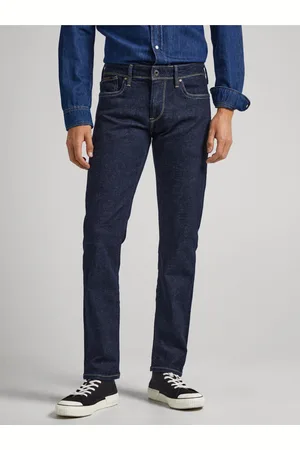 Pepe Jeans Tmavě modré pánské slim fit džíny Hatch - Pánské