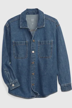 GAP Dětská džínová košile oversized - Kluci