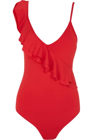 DeFacto Strappy Frill Detail Swimsuit