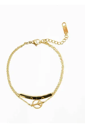 Yups Gold plated bracelet dbi0471. R06