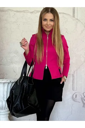 By o la la Růžová bunda cxp1149.pink