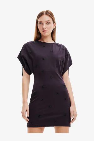 Desigual Černé dámské šaty Tennessee - Dámské