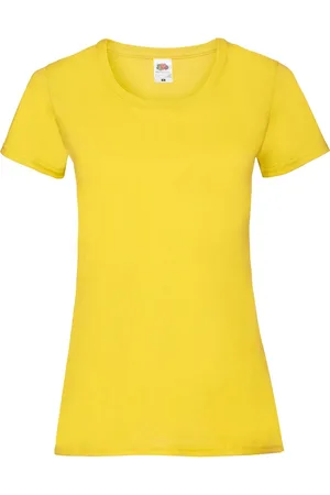 Fruit Of The Loom Valueweight Yellow T-shirt