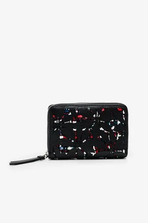 Desigual Černá dámská vzorovaná peněženka Onyx Marisa - Dámské