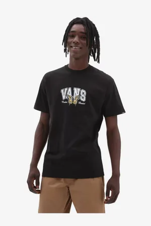 Vans Černé pánské tričko s potiskem Positive Mindset SS Tee - Pánské