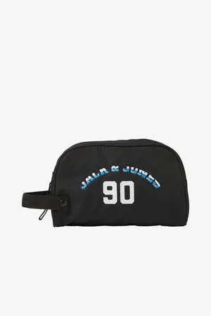 JACK & JONES Černá pánská toaletní taška Kayser - Pánské
