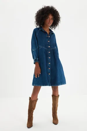 Trendyol Dámské šaty Denim