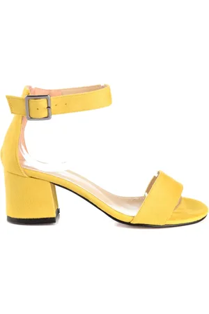 Trendyol Yellow Suede Women Classic Heels