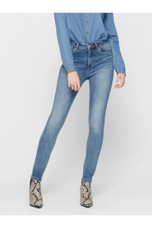 ONLY Modré dámské skinny fit džíny - Dámské