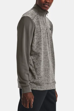 Under Armour Mikina UA Armour Fleece Twist QZ-GRY - Pánské