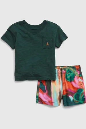 GAP Baby set tričko a kraťasy Brannan - Kluci
