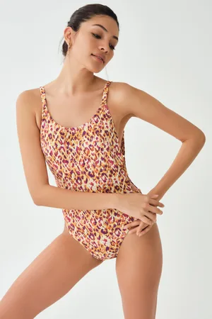 Dagi Plavky Leopard s tenkými ramínky