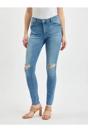 ORSAY Světle modré dámské skinny fit džíny - Dámské