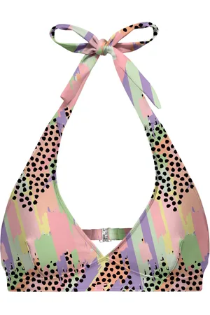 Mr Gugu & Miss Go Dámské plavky vrchní díl PASTEL DOTS HALTER NECK