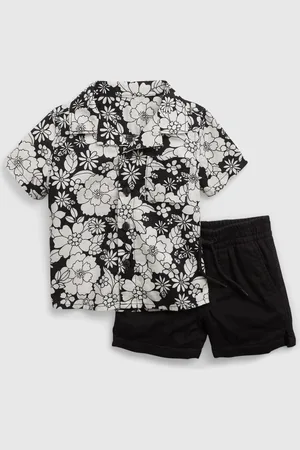 GAP Baby květovaný outfit set - Kluci