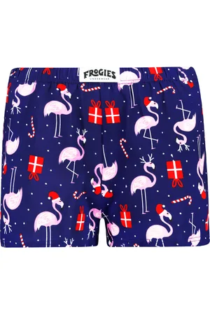 Frogies Dámske boxerky Flamingo Christmas