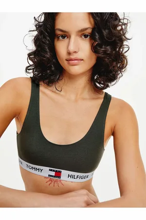 Tommy Hilfiger Khaki dámská podprsenka