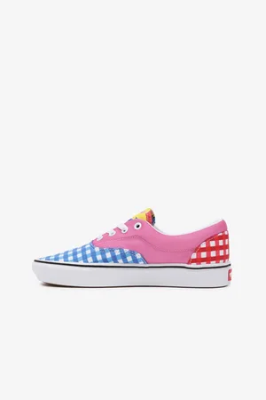 Vans Růžovo-modré dámské vzorované tenisky UA Comfy Cush Era - Dámské