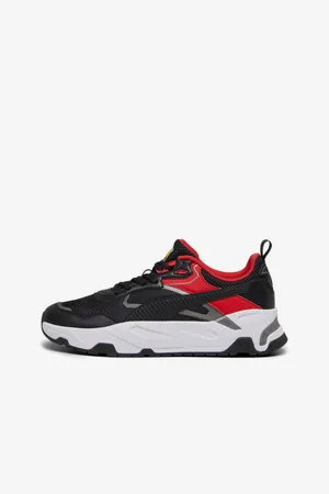 PUMA Černé pánské tenisky Ferrari Trinity - Pánské