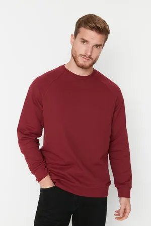 Trendyol Pánské triko s dlouhým rukávem Raglan