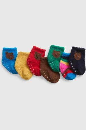 GAP Baby měkké ponožky Brannan bear, 7 párů - Kluci
