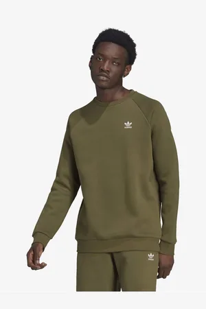 adidas Zelená pánská mikina Originals - Pánské