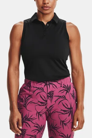 Under Armour Tílko UA Zinger Sleeveless Polo-BLK - Dámské