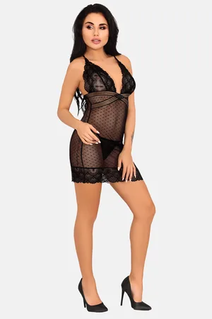 LivCo Corsetti Černé tričko Comiran + tanga ZDARMA! Černá