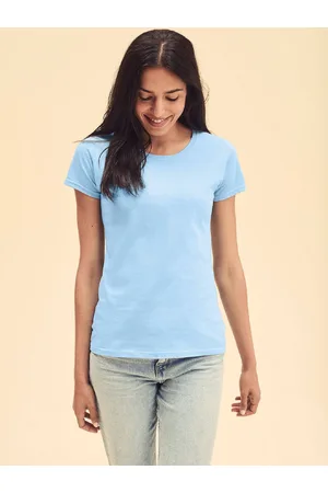Fruit Of The Loom Blue Valueweight T-shirt