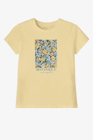 NAME IT Žluté holčičí vzorované tričko Damily - unisex
