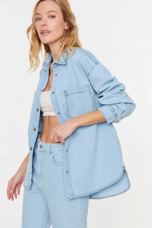 Trendyol Dámská bunda Denim