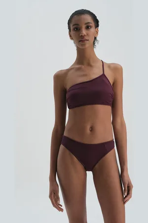 Dagi Claret Red Normální pas Bikiny Bottom