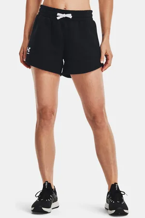 Under Armour Kraťasy Rival Fleece Short-BLK - Dámské