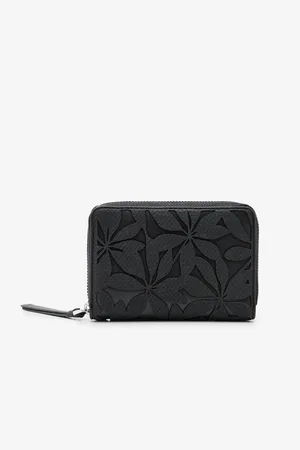 Desigual Černá dámská vzorovaná peněženka Onyx Marisa - Dámské