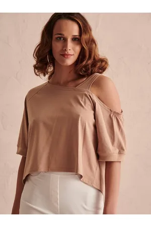 BLUE Caramel blouse axp0824. R59